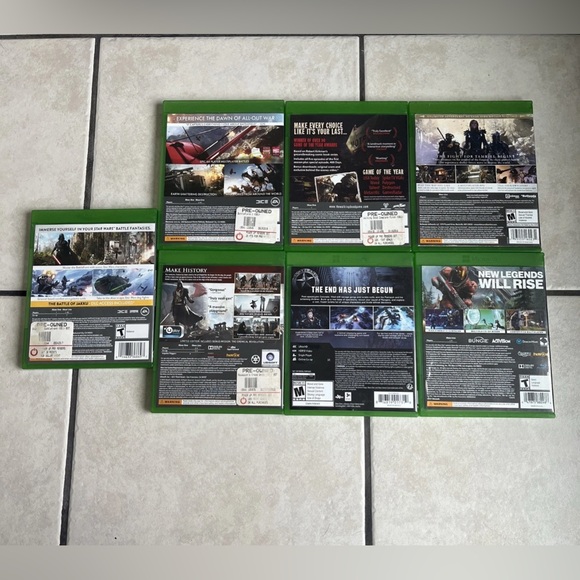 Xbox One Games Game Lot Bundle Star Wars Battlefield Walking Dead Destiny - Picture 3 of 3